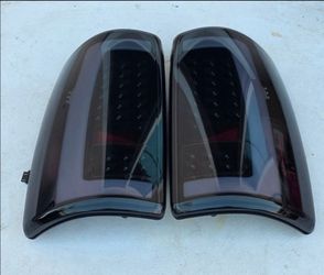 00-06 Chevy Tahoe Suburban / GMC Yukon / Yukon XL / Yukon Denali LED Taillights Tail Lights Luces Traseras Calaveras Micas Faros Lamps