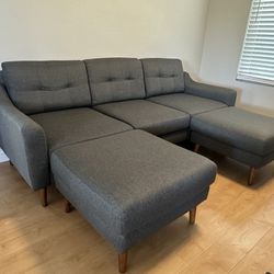 Couch / Sofa / Ottoman 
