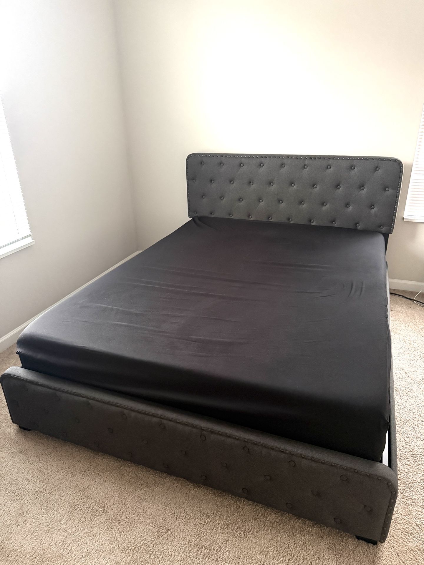 Queen Mattress And Frame With Storage