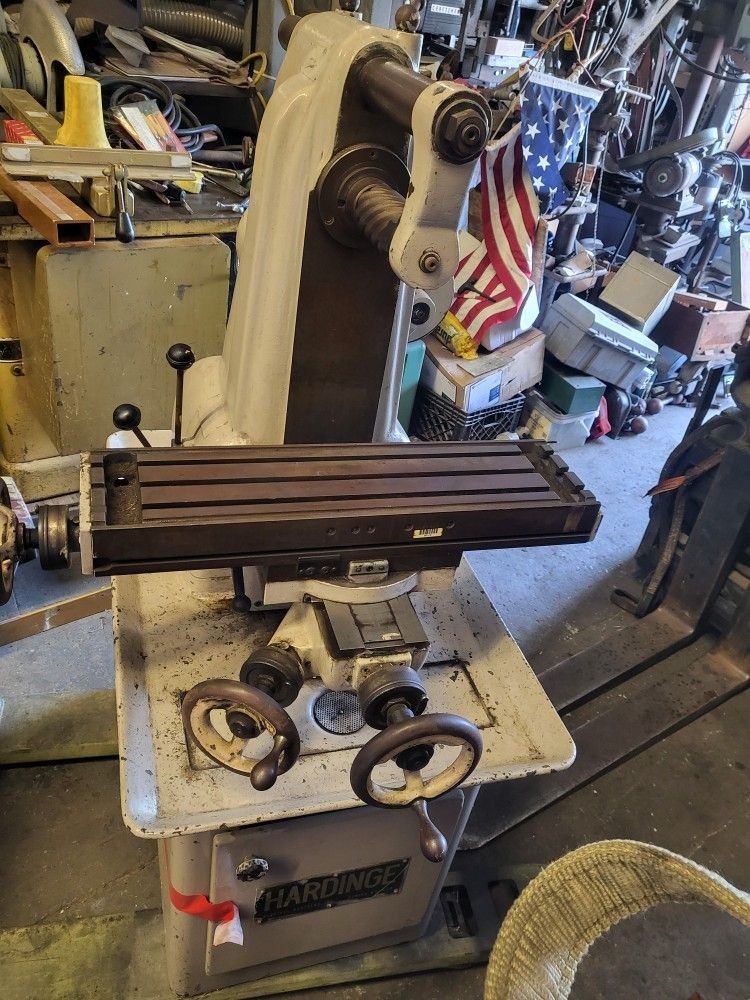 Hardinge Horizontal Milling Machine Mill Shop Tools Garage Tool Machinists