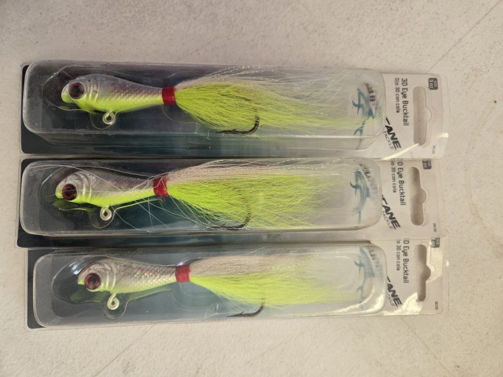 Bucktail Jigs New.