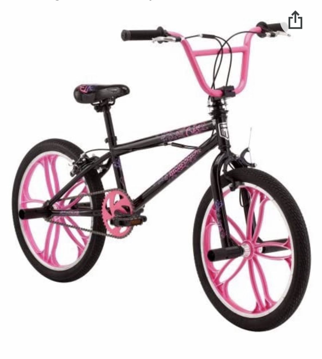 Pink mongoose bmx sale
