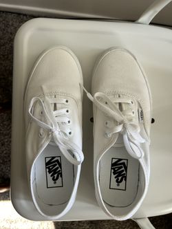 White Vans 7.5 Women’s