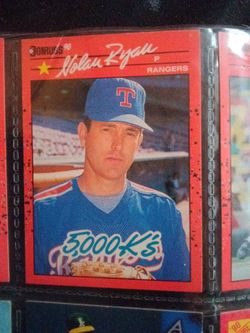 1990 DONRUSS Nolan Ryan 5,000k's CARD