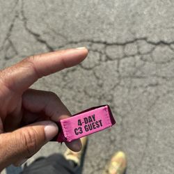 4 Day C3 Guest Wristband For Sale 