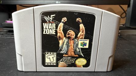 WWF War Zone (Nintendo 64) Cleaned, Tested, Very Good Condition, Authentic