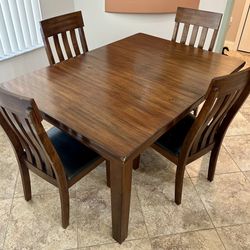 Dining Table, Solid wood  (6 chairs)