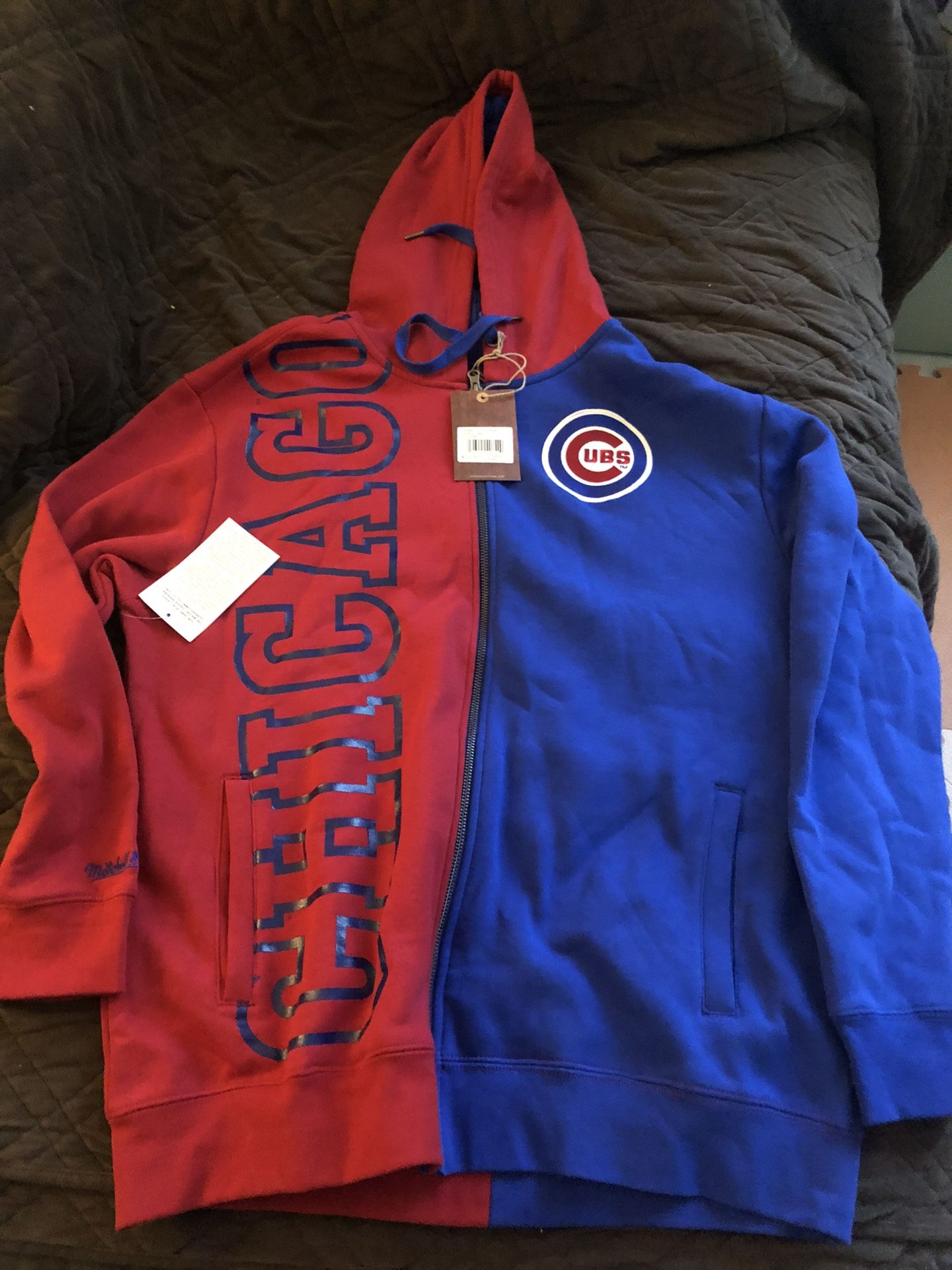 Mitchell&ness Size Large Cubs Hoodie 