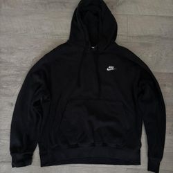 Nike Club Fleece Black Hoodie 