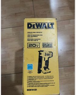 DEWALT 20V MAX Lithium Ion Cordless Cable Stapler 2AH Battery and Charger kit
