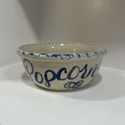 Vintage Casey Pottery Popcorn Bowl