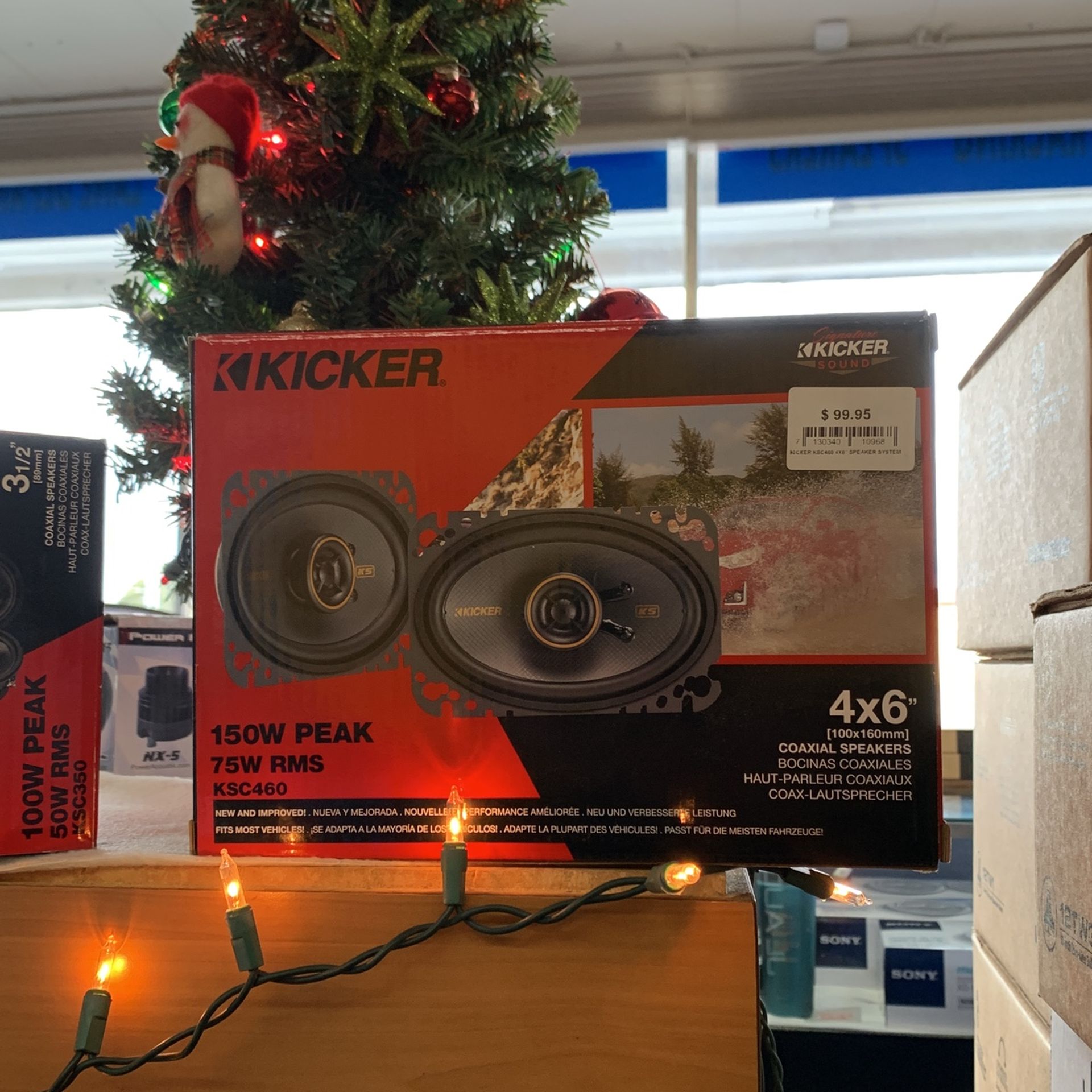 KICKER KSC460 4x6 Car Audio Speakers