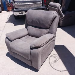 Gray Electric Recliner Chair 