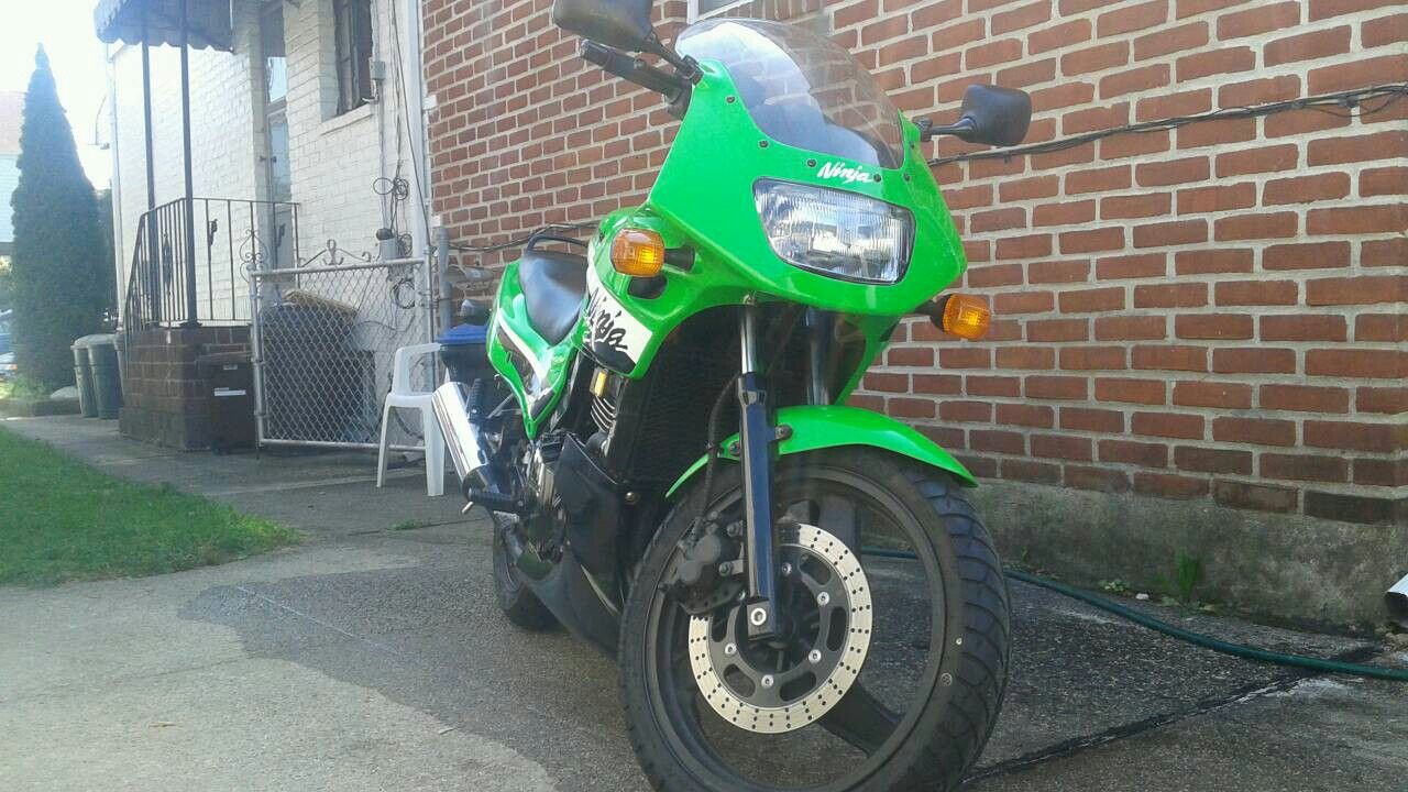 Kawasaki motorcycle fast