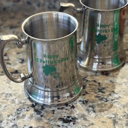 St. Patrick’s Day Stainless Steel Mugs 