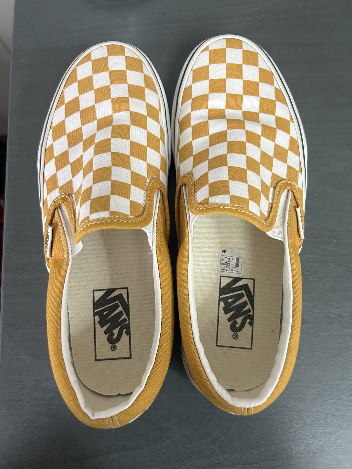 Yellow Checkered Vans