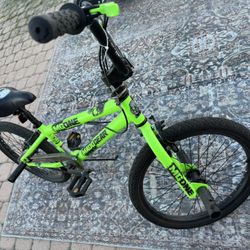 BMX BIKE Kids Boys Bicycle 20-Inch Wheels Neon Green Steel Frame