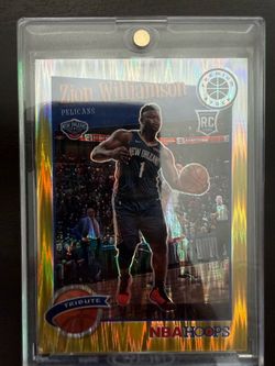 Zion Williamson NBA Hoops Rookie Card GOLD  /10