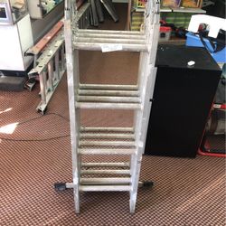 Folding Aluminum Ladder 16 Ft