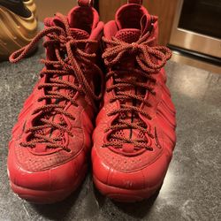 Nike Foamposites (Red) Size 10