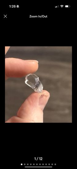 fossil Herkimer crystal Collectible