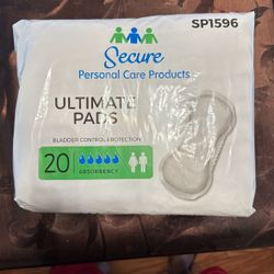 Secure Personal Care Products Ultimate Pads 20 Count  9 Packs (180 )