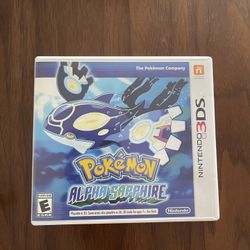 Pokemom Alpha Sapphire Nintendo 3DS