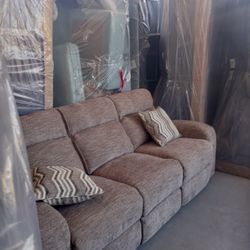 New Couches In Plastic!
