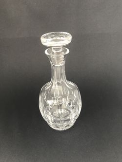 Lead crystal decanter