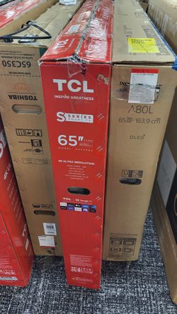 TCL - 65" Class S4 S-Class 4K UHD HDR LED Smart TV with Google TV