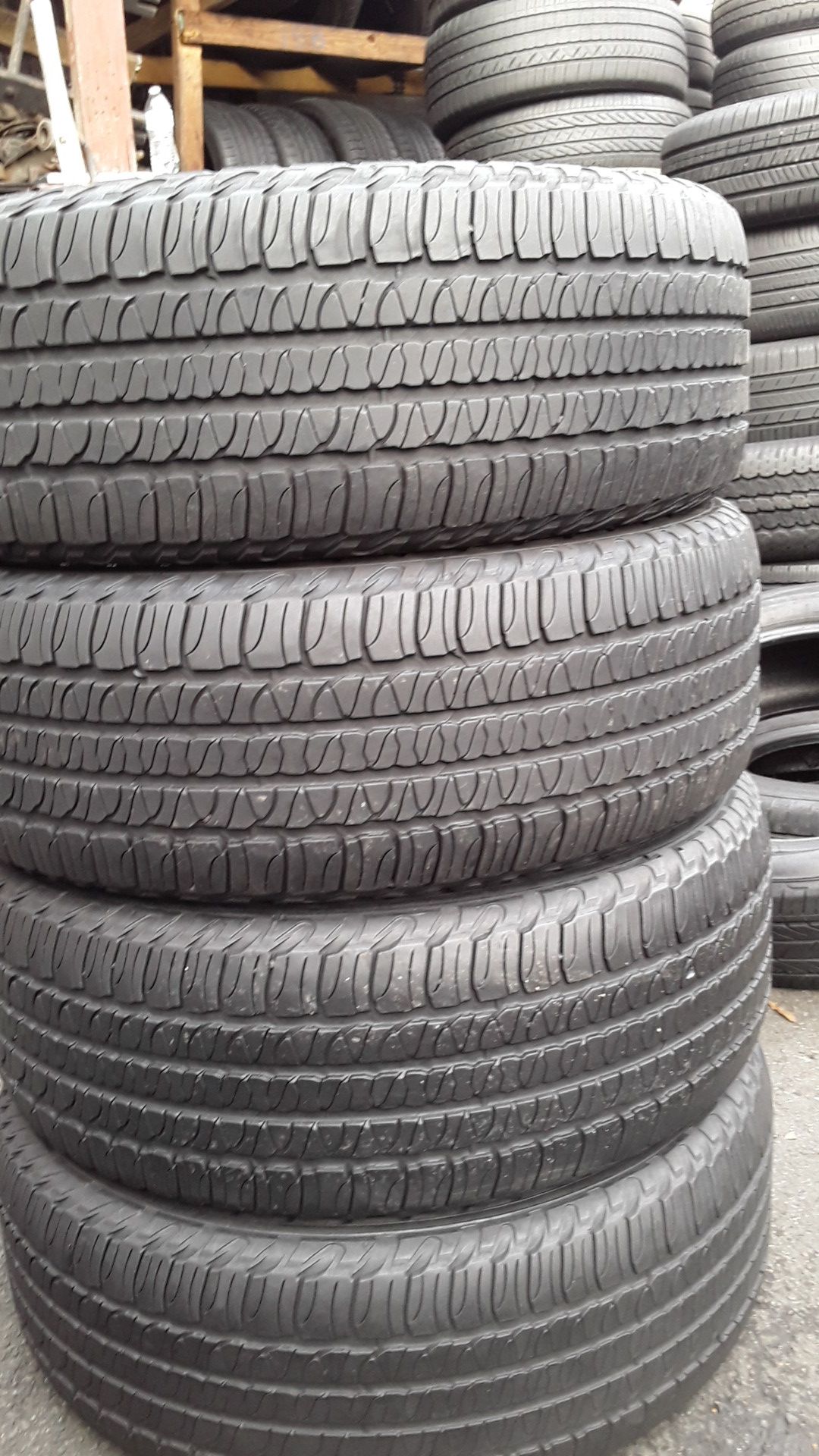 Four good set of goodyear tires for sale 245/65/17