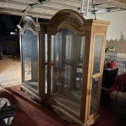 Beautiful Cabinet With glass Shelves