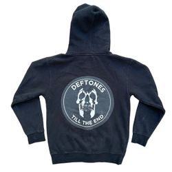 Deftones Till The End 2018 Zip Up Hoodie Size Small