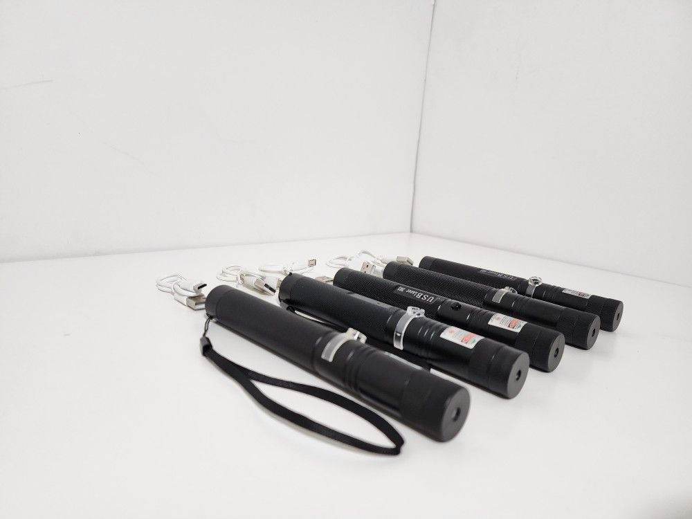 5pcs 303 USB Green Focus L. Pointer Pen
