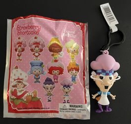 Strawberry Shortcake Blind Bag Figural Bag Clip -The Peculiar Purple Pie Man NWT