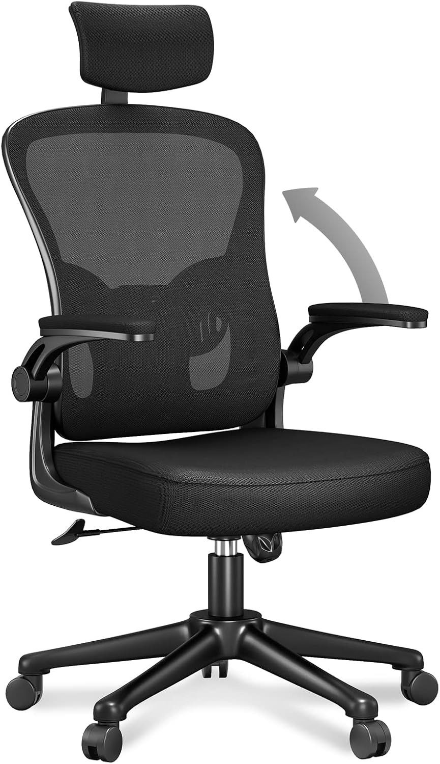 Ergonomic Office Chair High Back Computer Chair With Adjustable Height
