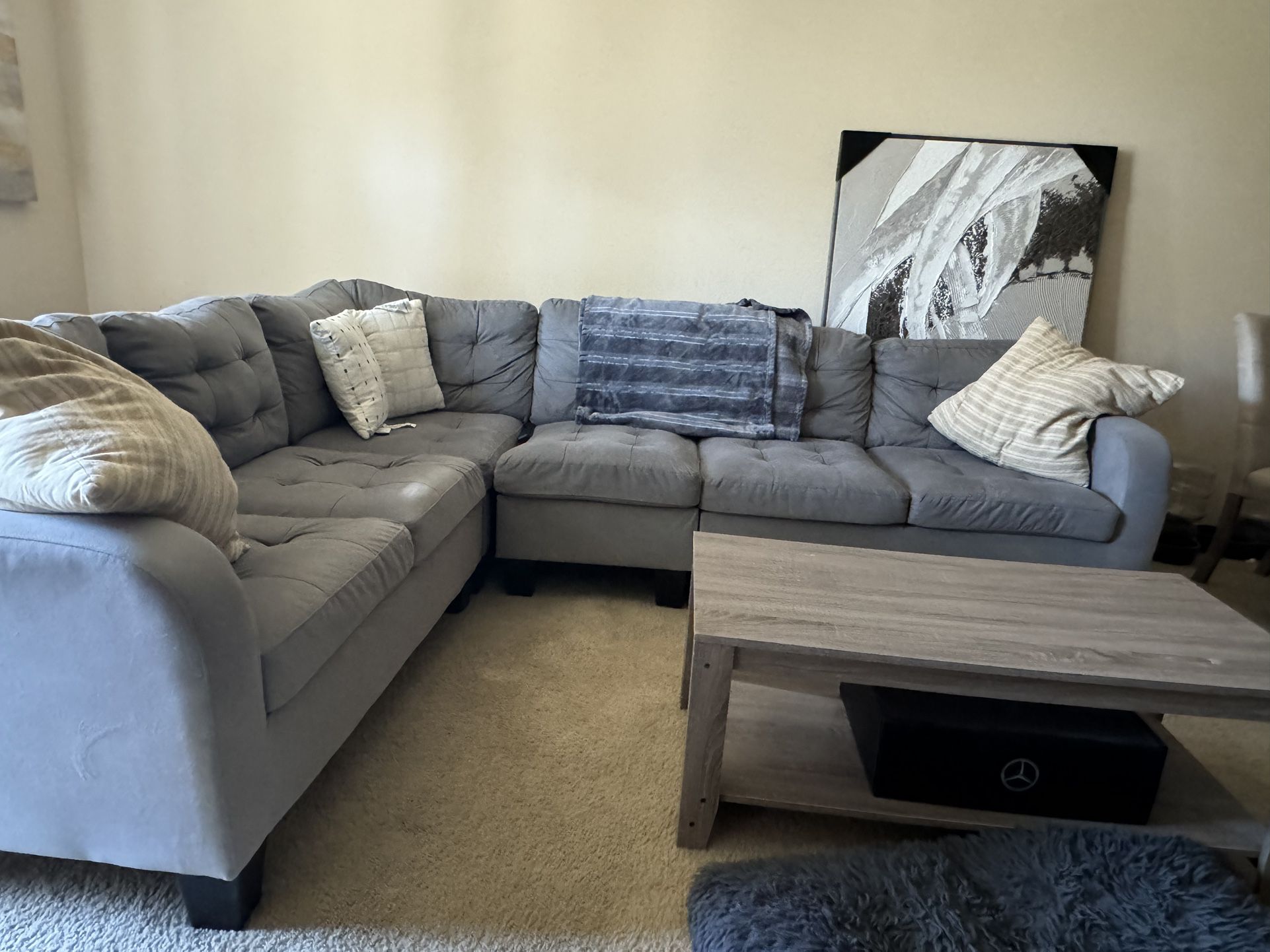 L-Shaped sectional couch