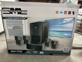 Salerno Media Labs 5.1 Home Theater System SM-702