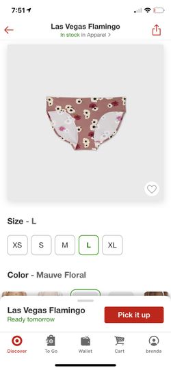 Brand new size L bonded edge bikini underwear