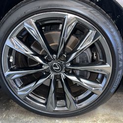 Lexus Is 350 F Sport Rims And Tires Staggered 19 Inches