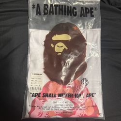 Pink Bathing Ape T Shirt 