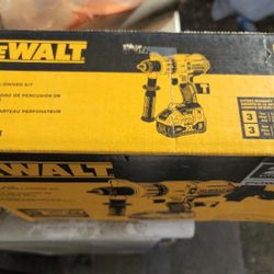 Dewalt Hammer Drill XR Brushless Charger & Battery Included