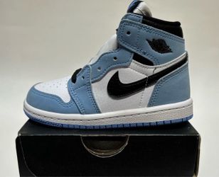 Nike Jordan 1 High UNC Toddler Size 8c