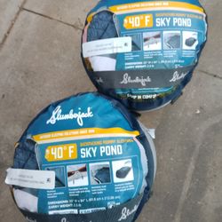 2 New Slumberjack 40° Sky Pond  Backpacking Mummy Nags