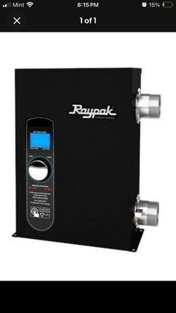Raypak e3t 11kw spa/pool heater