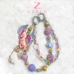 [Uzelo]Unicorn– Handmade Beaded Chain - Perfect Gift & Collectible  - Gift for her/him