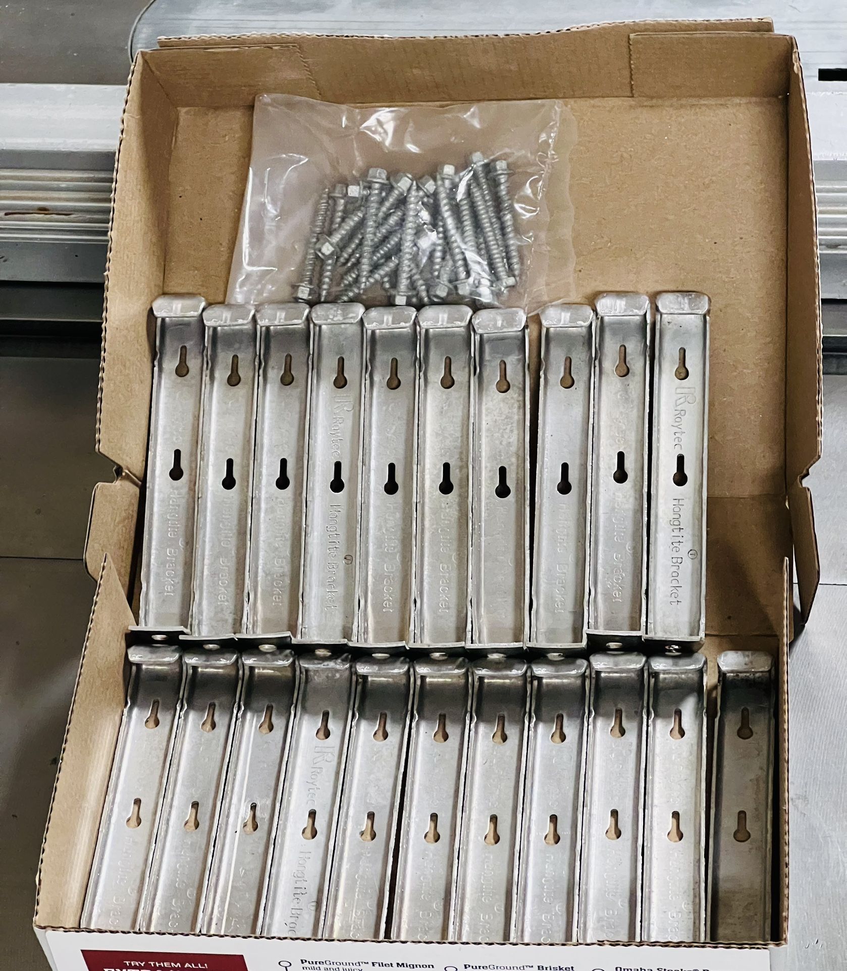 21 RAYTEC 5” Gutter Brackets & Screws