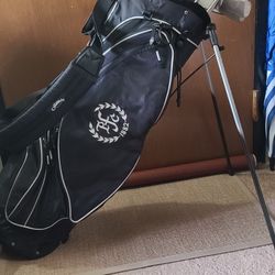 Golden Bear Golf Club Set With Callaway Free-standing Golf Bag