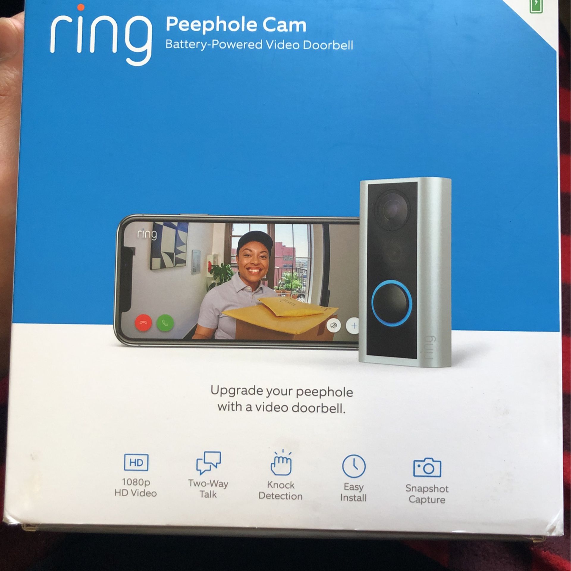 Ring Peep Hole Camera NEW