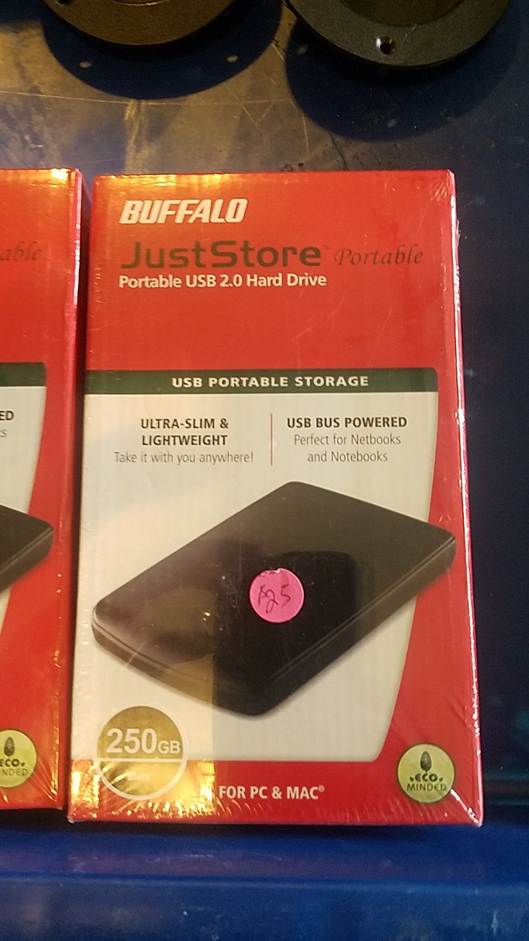 Brand new Buffalo 250gb external hard drives